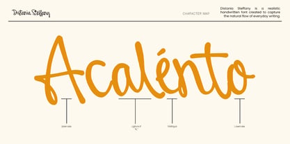 Distania Steffany Font Poster 8