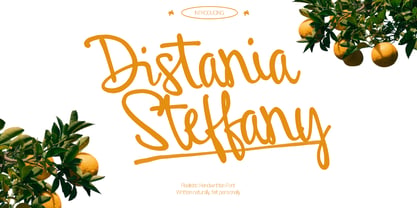 Distania Steffany Font Poster 1