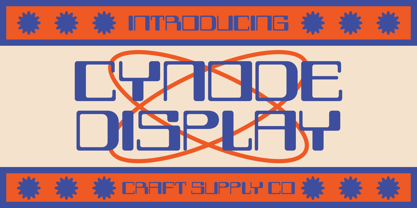 Cynode Font Poster 1