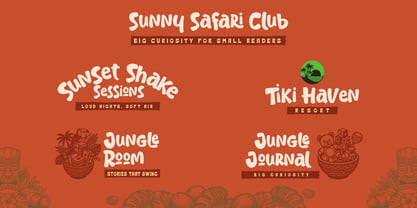 Tiki Bongo Font Poster 9