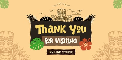 Tiki Bongo Font Poster 13