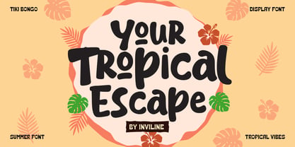 Tiki Bongo Font Poster 2