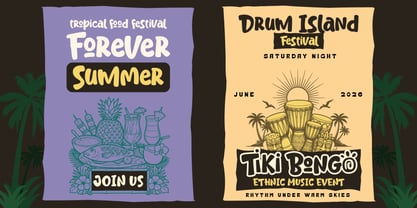 Tiki Bongo Font Poster 5