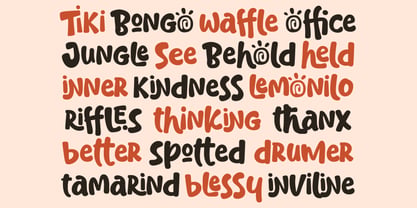 Tiki Bongo Font Poster 4