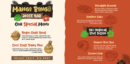Tiki Bongo Font Poster 3