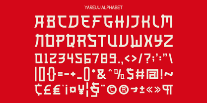 Yareuu Font Poster 9