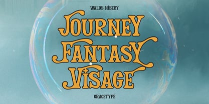 Walds Misery Font Poster 4