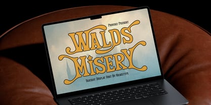Walds Misery Font Poster 8