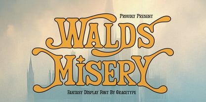 Walds Misery Font Poster 1