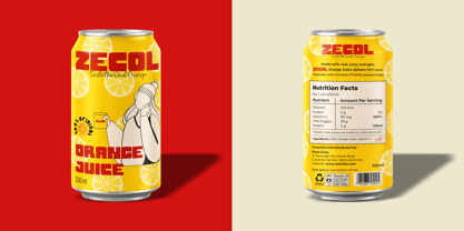 Decol Rz Font Poster 6