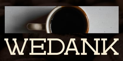 Wedank Font Poster 5
