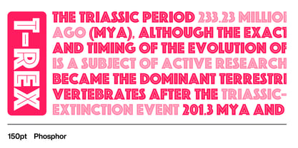 Phosphor Font Poster 5