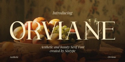 Orviane Font Poster 1