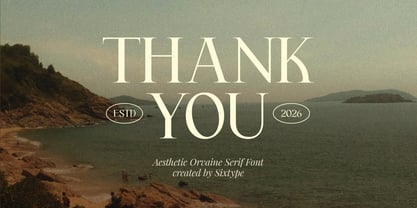 Orviane Font Poster 10