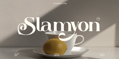 Slamyon Font Poster 1
