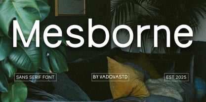 Mesborne Font Poster 1