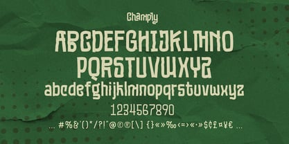 Champly Font Poster 8