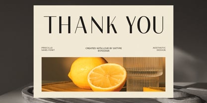 Precille Font Poster 10