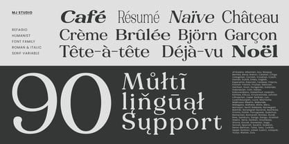 Refagio Font Poster 10