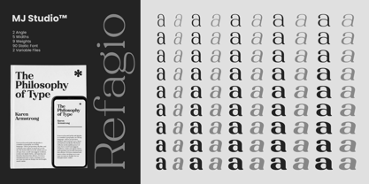 Refagio Font Poster 6