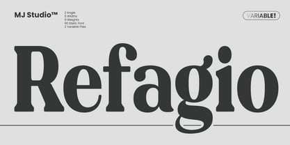 Refagio Font Poster 1