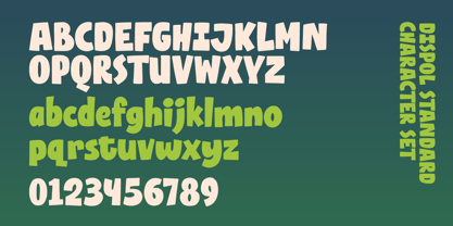 Dispol Font Poster 4