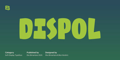 Dispol Font Poster 1