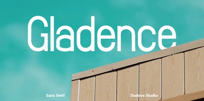 Gladence Font Poster 1