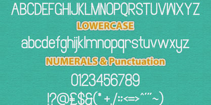 Gladence Font Poster 2