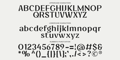 Corvelli Font Poster 9