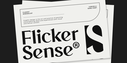 Corvelli Font Poster 2