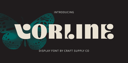 Vorline Font Poster 1
