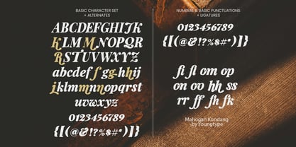 Mahogan Kondang Font Poster 10