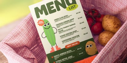 Yumelo Font Poster 7