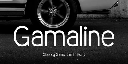 Gamaline Font Poster 1