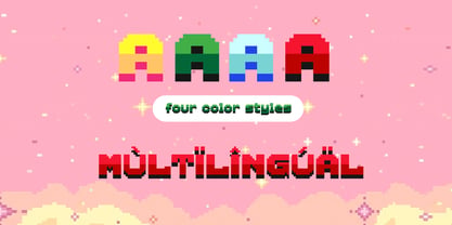 Arcade Blast Font Poster 3