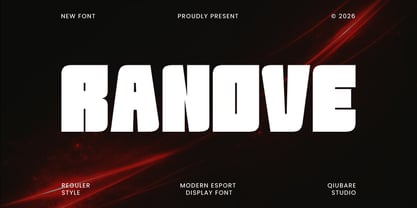 Ranove Font Poster 1