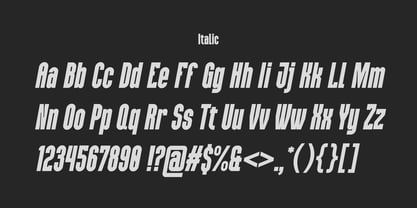 Tegaslim Font Poster 5
