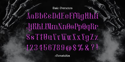 Nevron Sin Font Poster 10