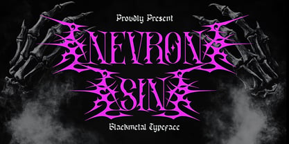 Nevron Sin Font Poster 1