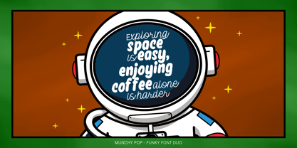 Munchy Pop Font Poster 4