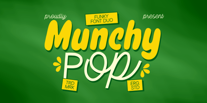 Munchy Pop Font Poster 1