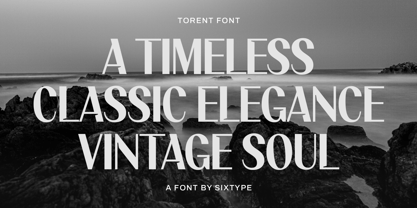 Torent Font Poster 2