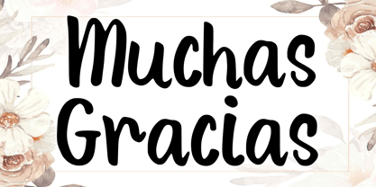 Songful Wedding Font Poster 5