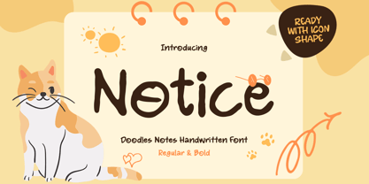 Notice Font Poster 1