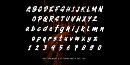 Grocity Font Poster 2