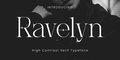 Ravelyn Font Poster 1
