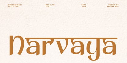 Narvaya Font Poster 1