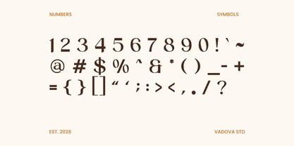 Narvaya Font Poster 3