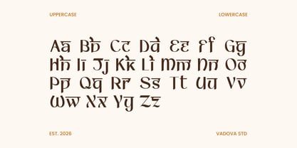 Narvaya Font Poster 2